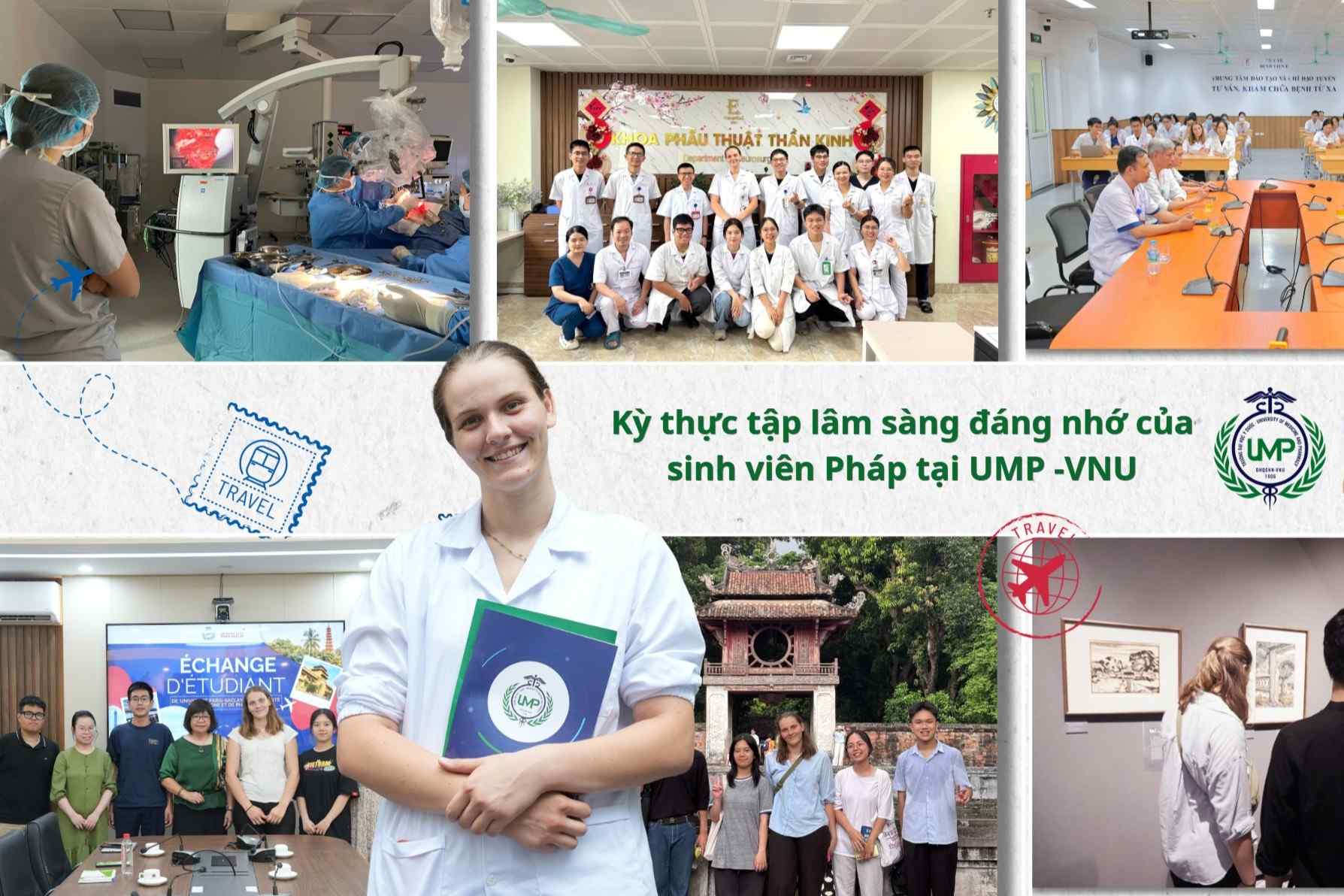 Sinh viên Đại học Paris-Saclay: Kỳ thực tập lâm sàng đáng nhớ tại Việt Nam